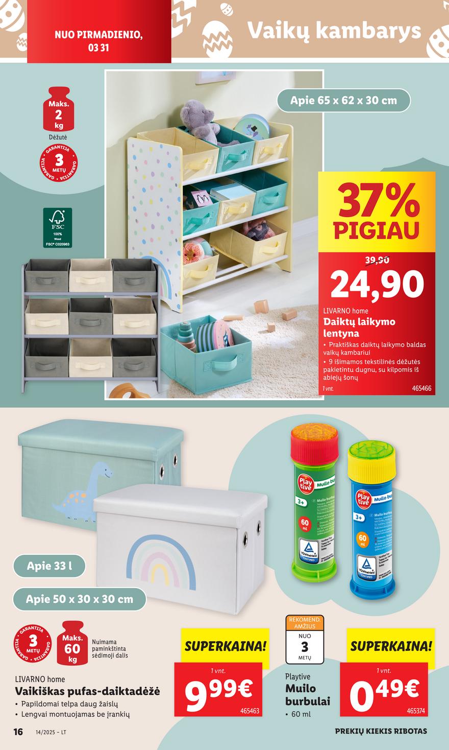 Lidl ne maisto leidinys akcijos nuo 
  2025-03-31 iki 
  2025-04-06 | Leidinukas.lt puslapis 16