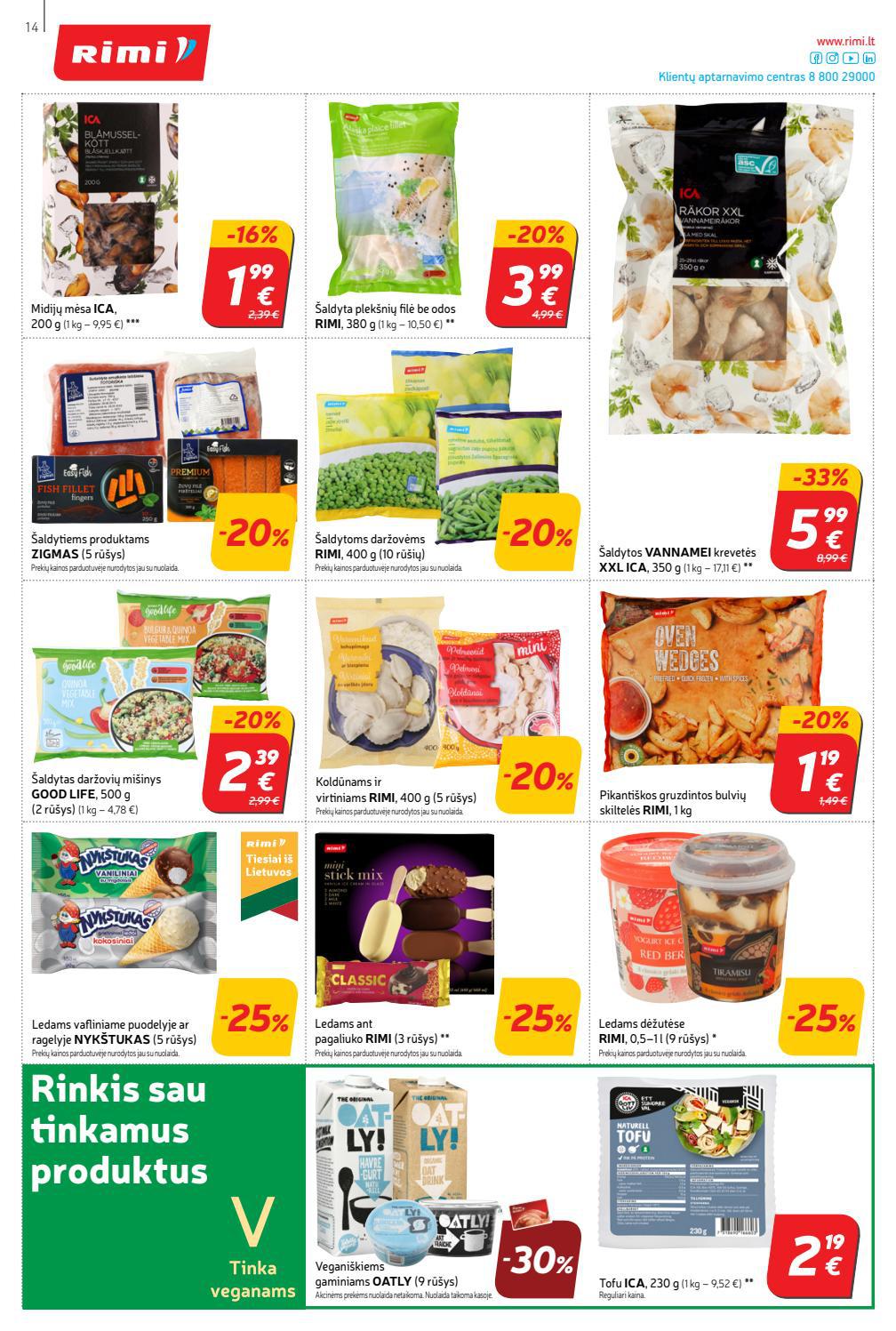 Rimi savaitinis leidinys akcijos nuo 
  2022-01-04 iki 
  2022-01-10 | Leidinukas.lt puslapis 14