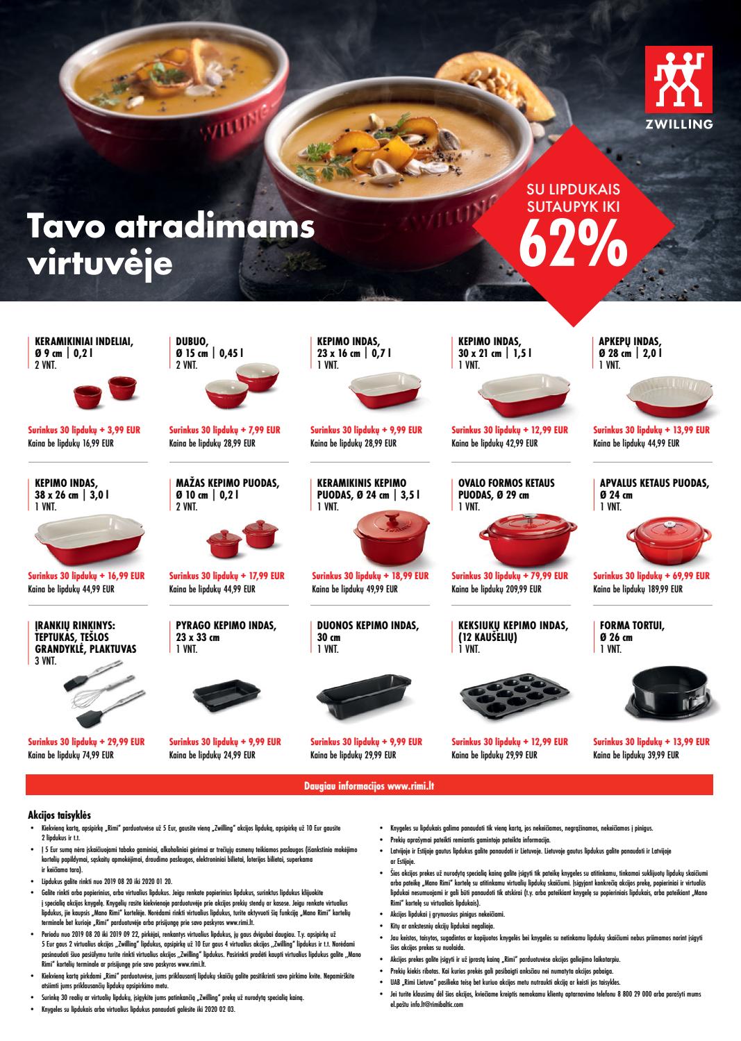 Rimi savaitinis leidinys akcijos nuo 
  2019-12-05 iki 
  2020-01-01 | Leidinukas.lt puslapis 63