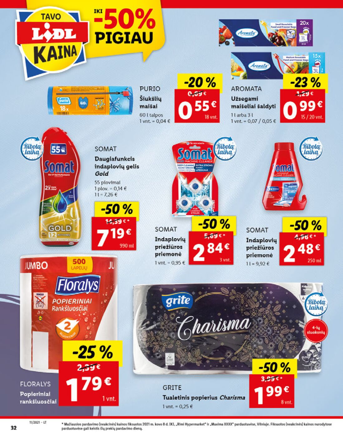 Lidl savaitinis leidinys akcijos nuo 
  0021-03-15 iki 
  2021-03-21 | Leidinukas.lt puslapis 32