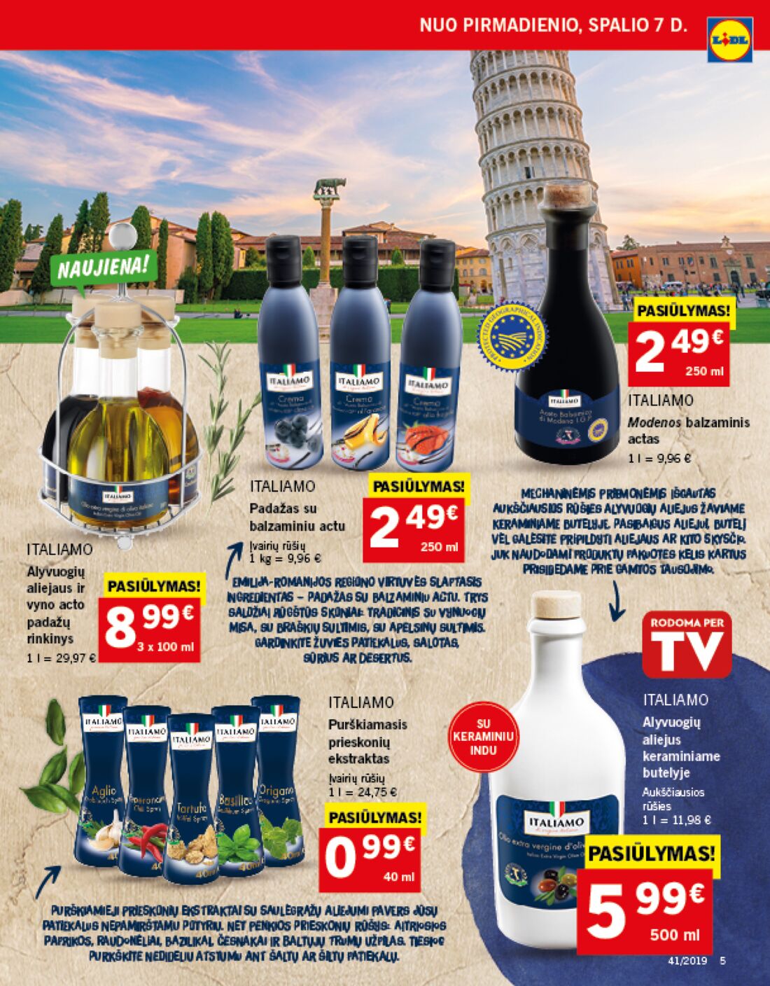 Lidl savaitinis leidinys akcijos nuo 
  2019-10-07 iki 
  2019-10-13 | Leidinukas.lt puslapis 5