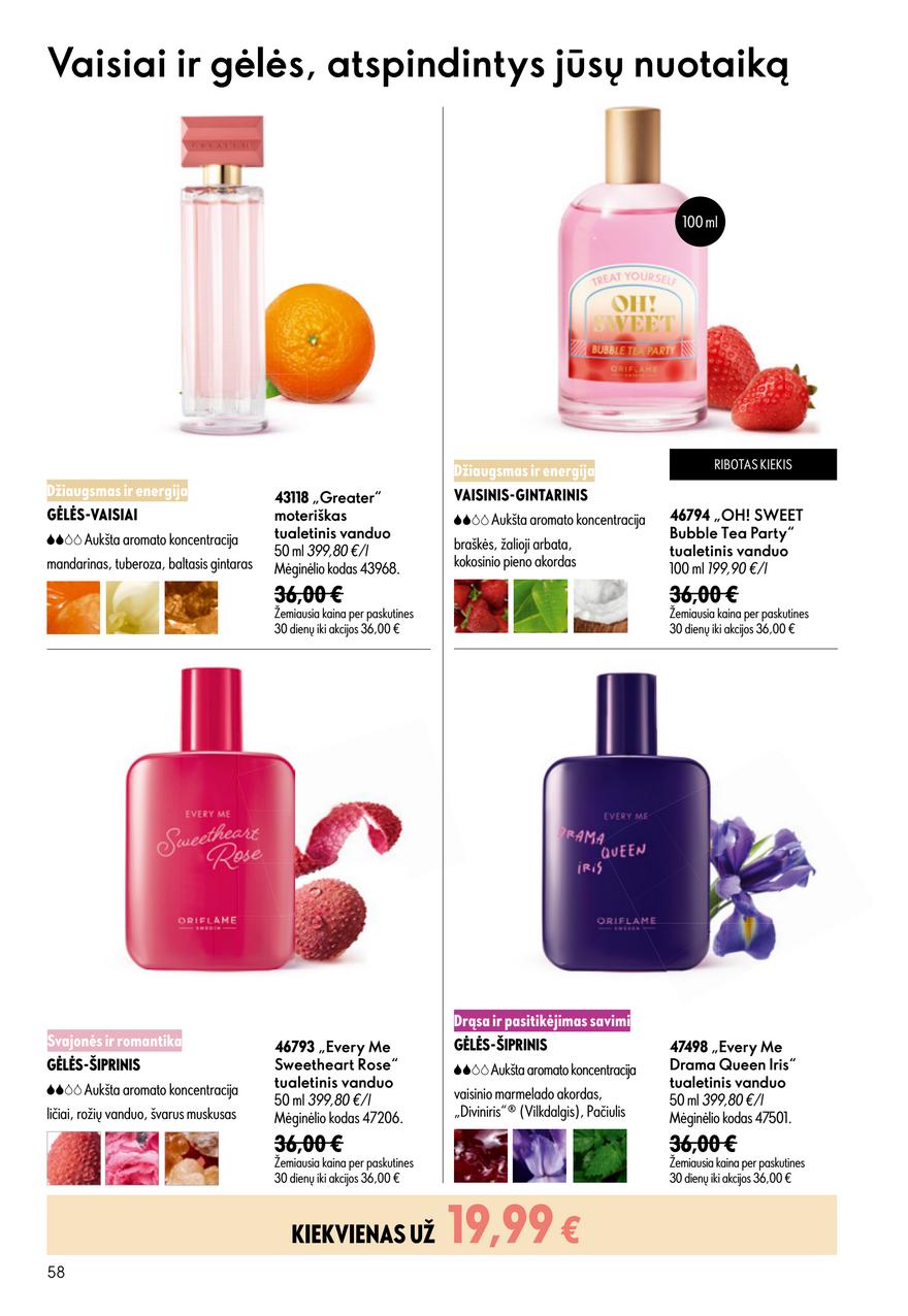 Oriflame katalogas akcijos nuo 
  2026-07-15 iki 
  2026-08-04 | Leidinukas.lt puslapis 58