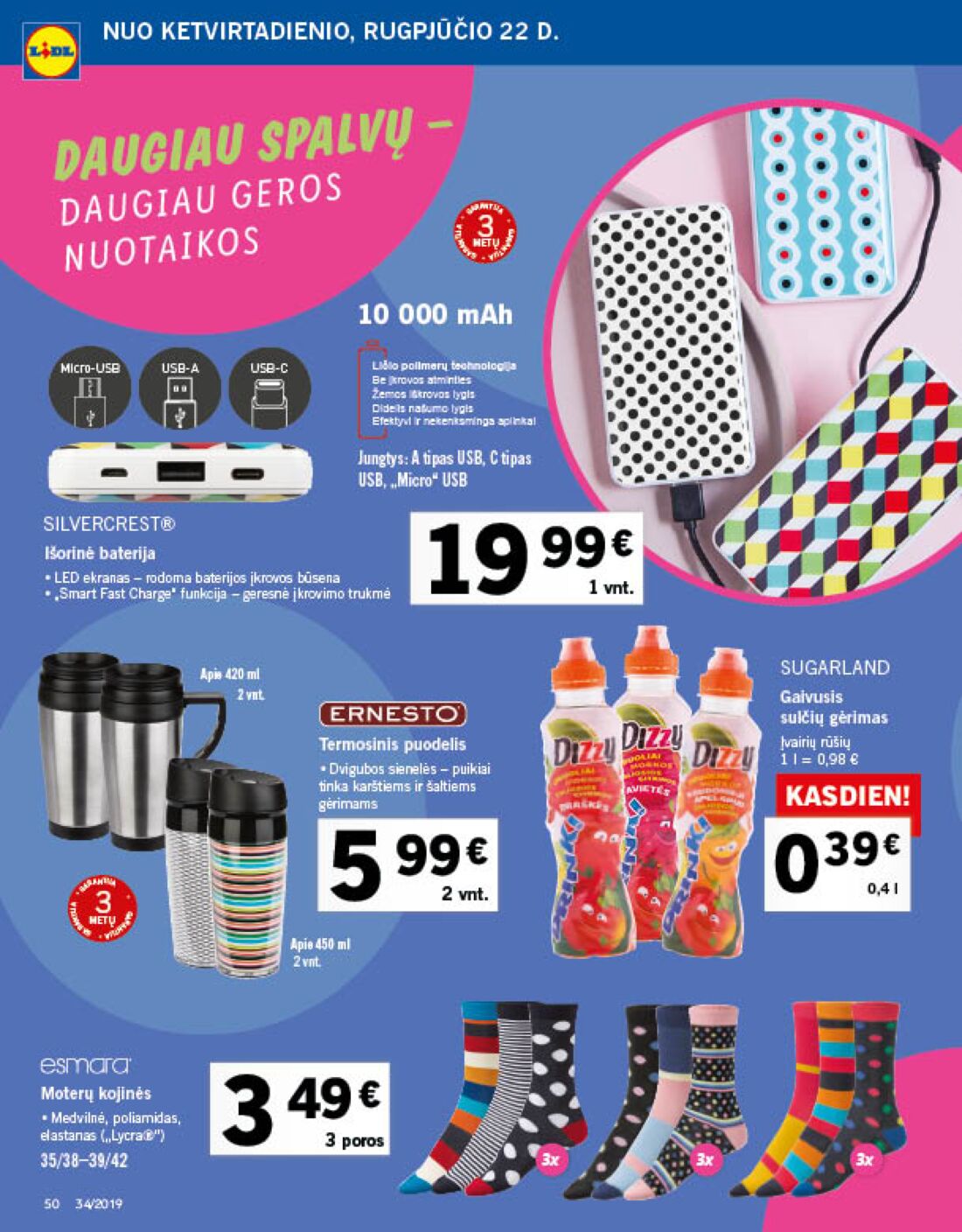 Lidl savaitinis leidinys akcijos nuo 
  2019-08-19 iki 
  2019-08-25 | Leidinukas.lt puslapis 50