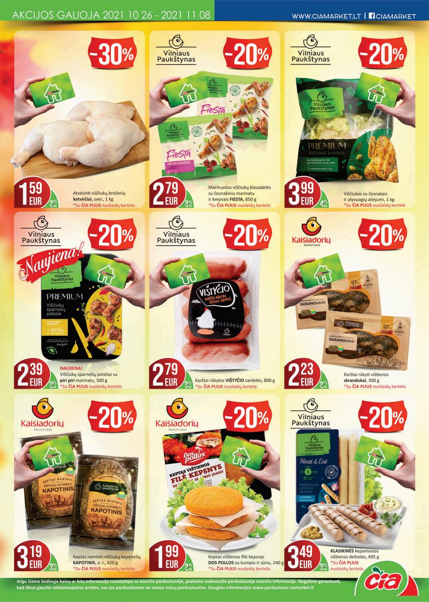Čia market leidinys akcijos nuo 
  2021-10-26 iki 
  2021-11-08 | Leidinukas.lt puslapis 4