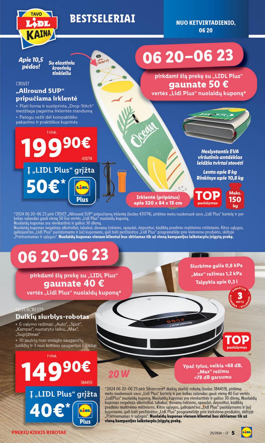 Lidl ne maisto leidinys akcijos nuo 
  2024-06-17 iki 
  2024-06-23 | Leidinukas.lt puslapis 5