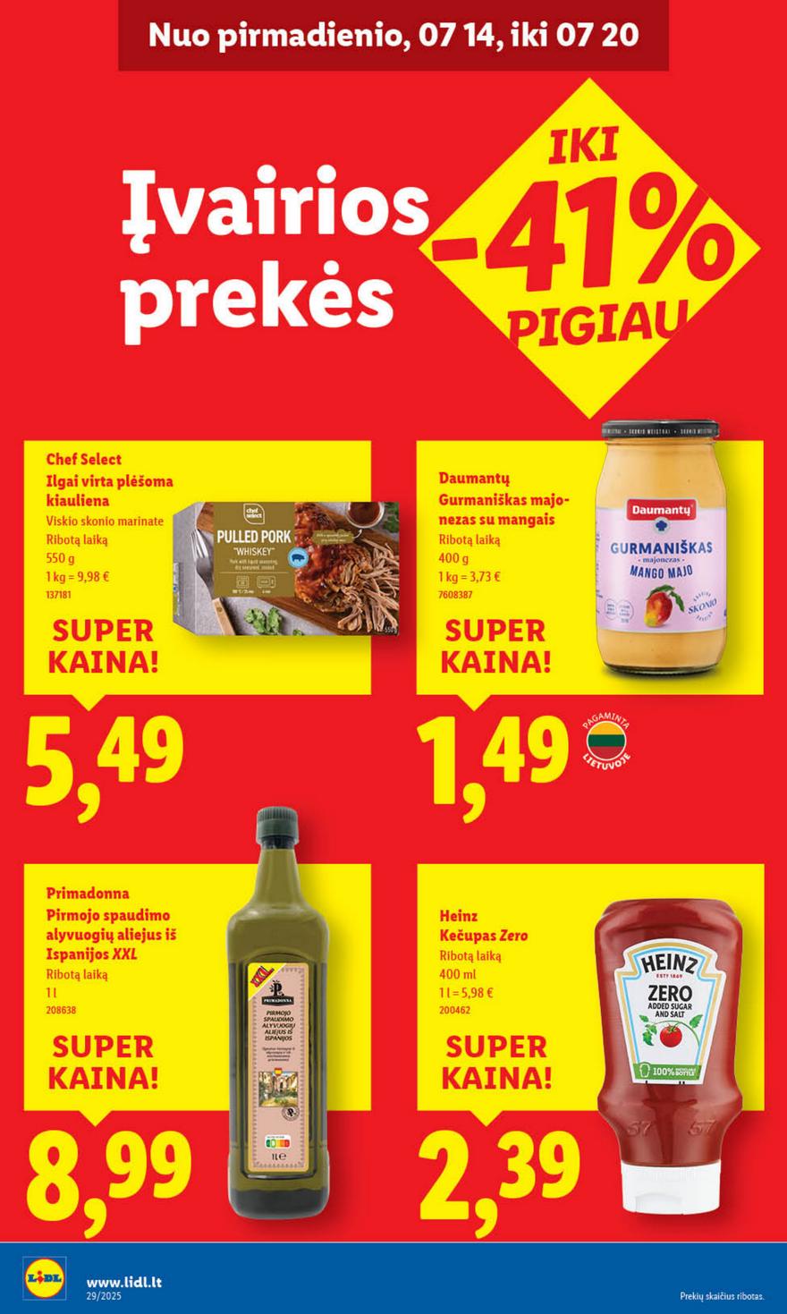 Lidl leidinys naujas akcijos nuo 
  2025-07-14 iki 
  2025-07-20 | Leidinukas.lt puslapis 30