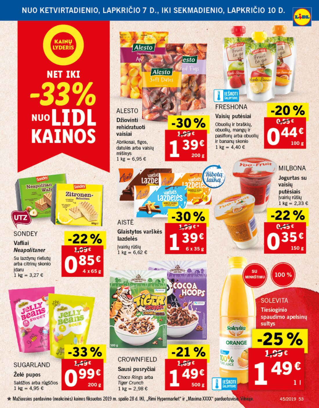 Lidl savaitinis leidinys akcijos nuo 
  2019-11-04 iki 
  2019-11-10 | Leidinukas.lt puslapis 53