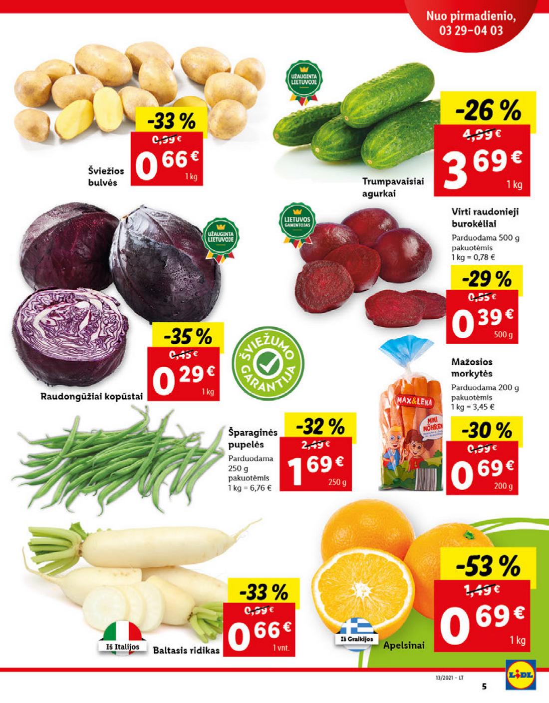 Lidl maisto prekių pasiūlymai akcijos nuo 
  2021-03-29 iki 
  2021-04-03 | Leidinukas.lt puslapis 5