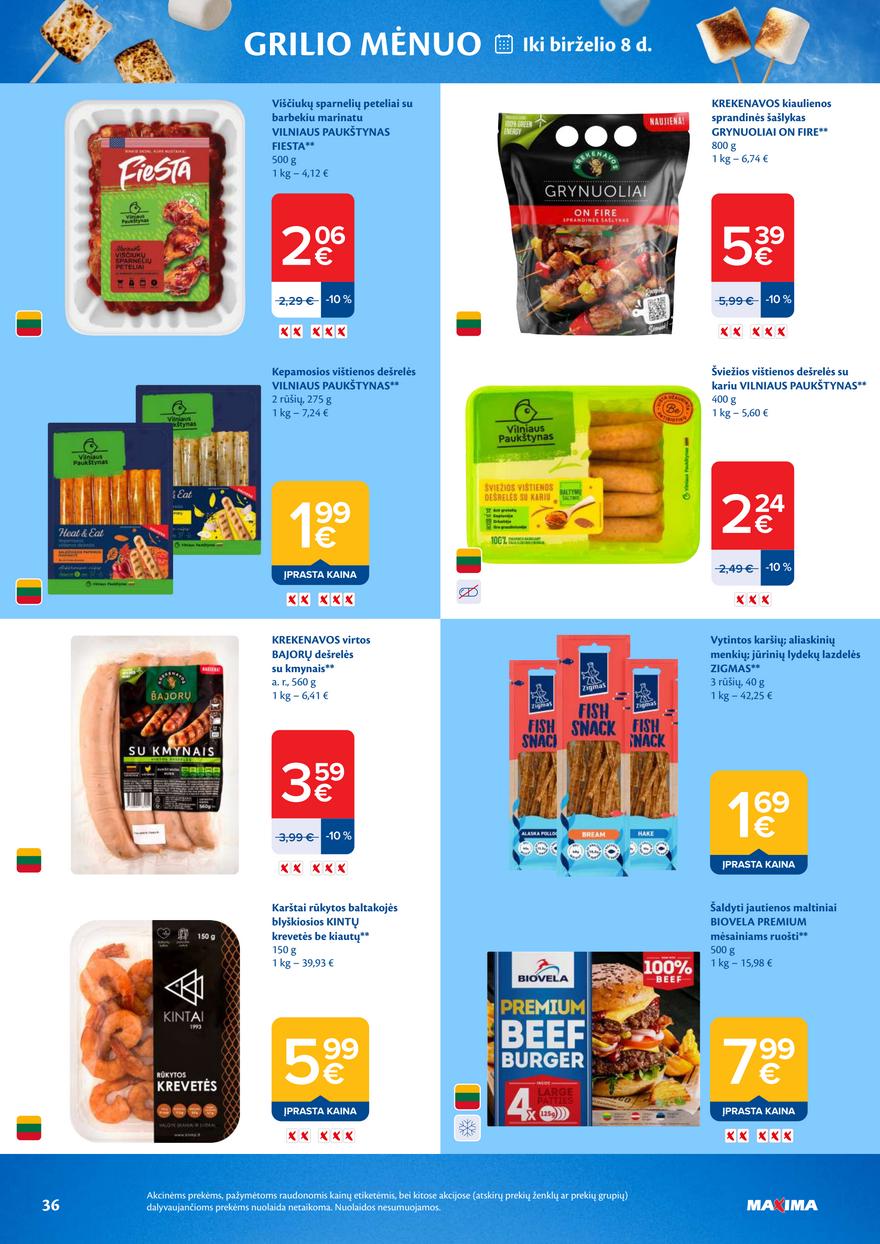 Maxima leidinys akcijos nuo 
  2026-06-02 iki 
  2026-06-08 | Leidinukas.lt puslapis 36