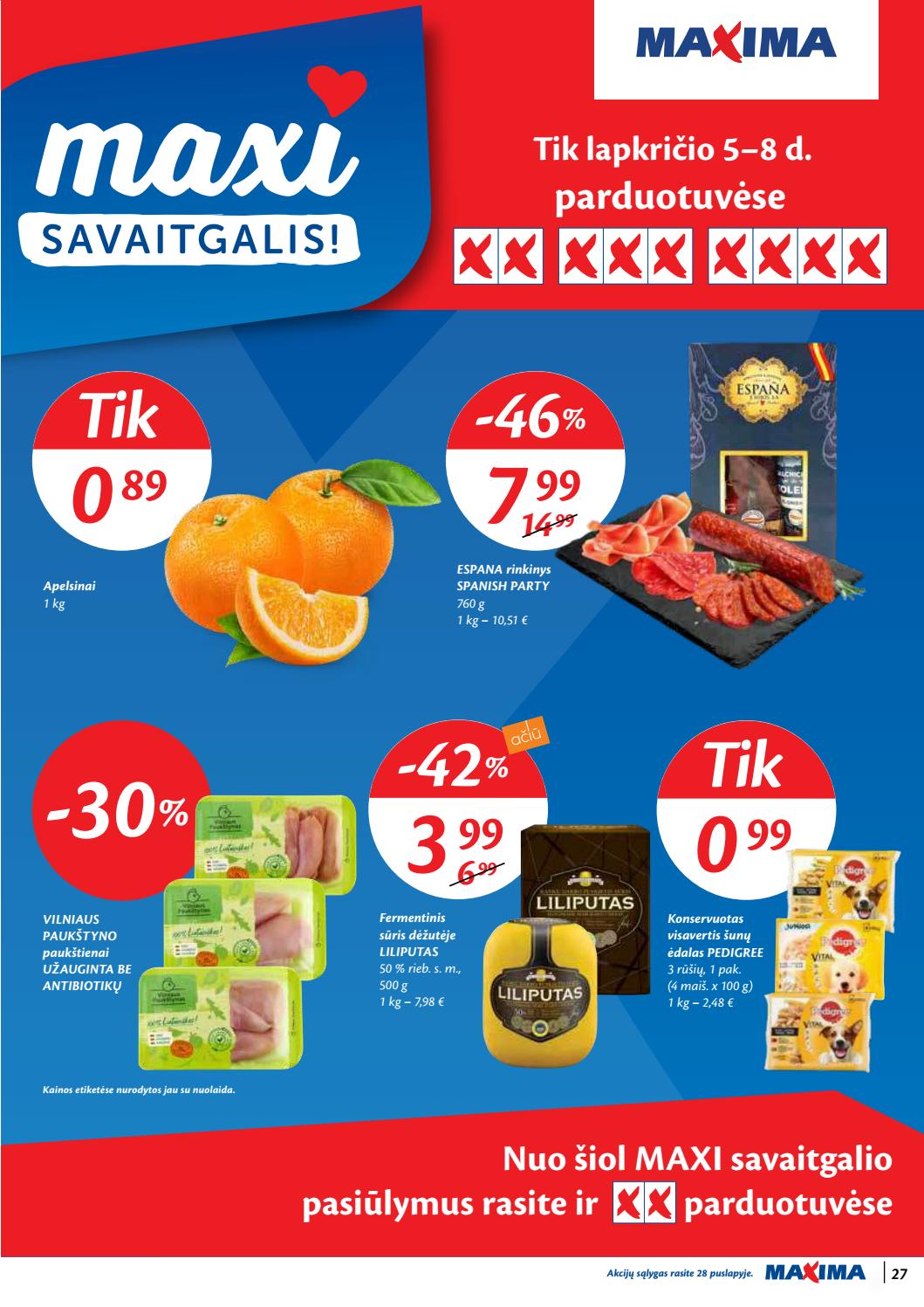 Maxima kaininis leidinys akcijos nuo 
  2020-11-03 iki 
  2020-11-09 | Leidinukas.lt puslapis 27