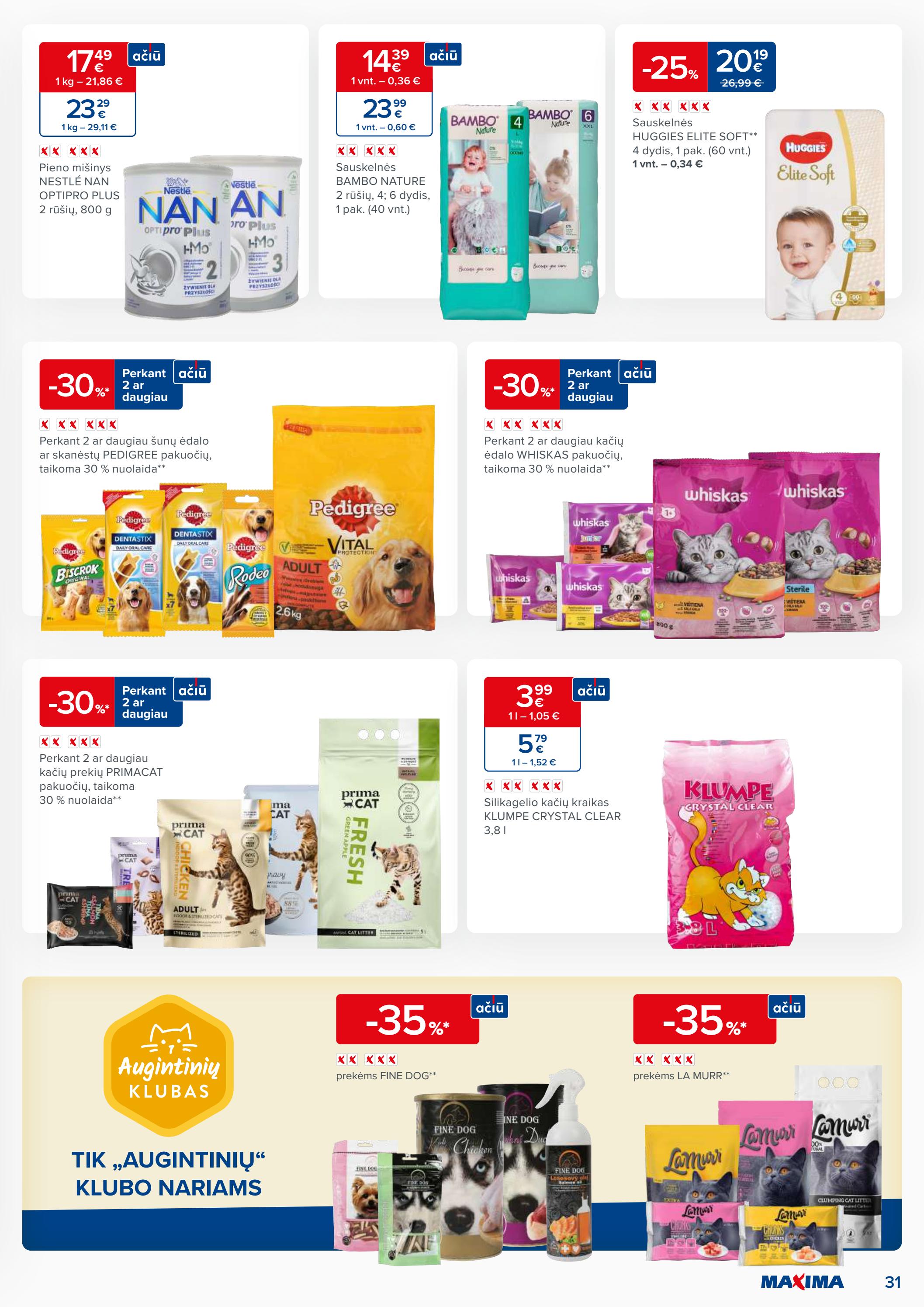 Maxima kaininis leidinys akcijos nuo 
  2023-04-25 iki 
  2023-05-01 | Leidinukas.lt puslapis 31