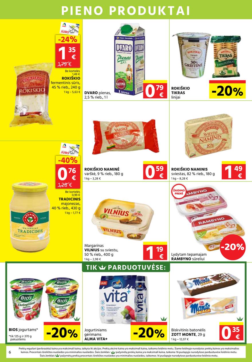 Aibė pasiūlymai akcijos nuo 
  2021-04-22 iki 
  2021-05-04 | Leidinukas.lt puslapis 6