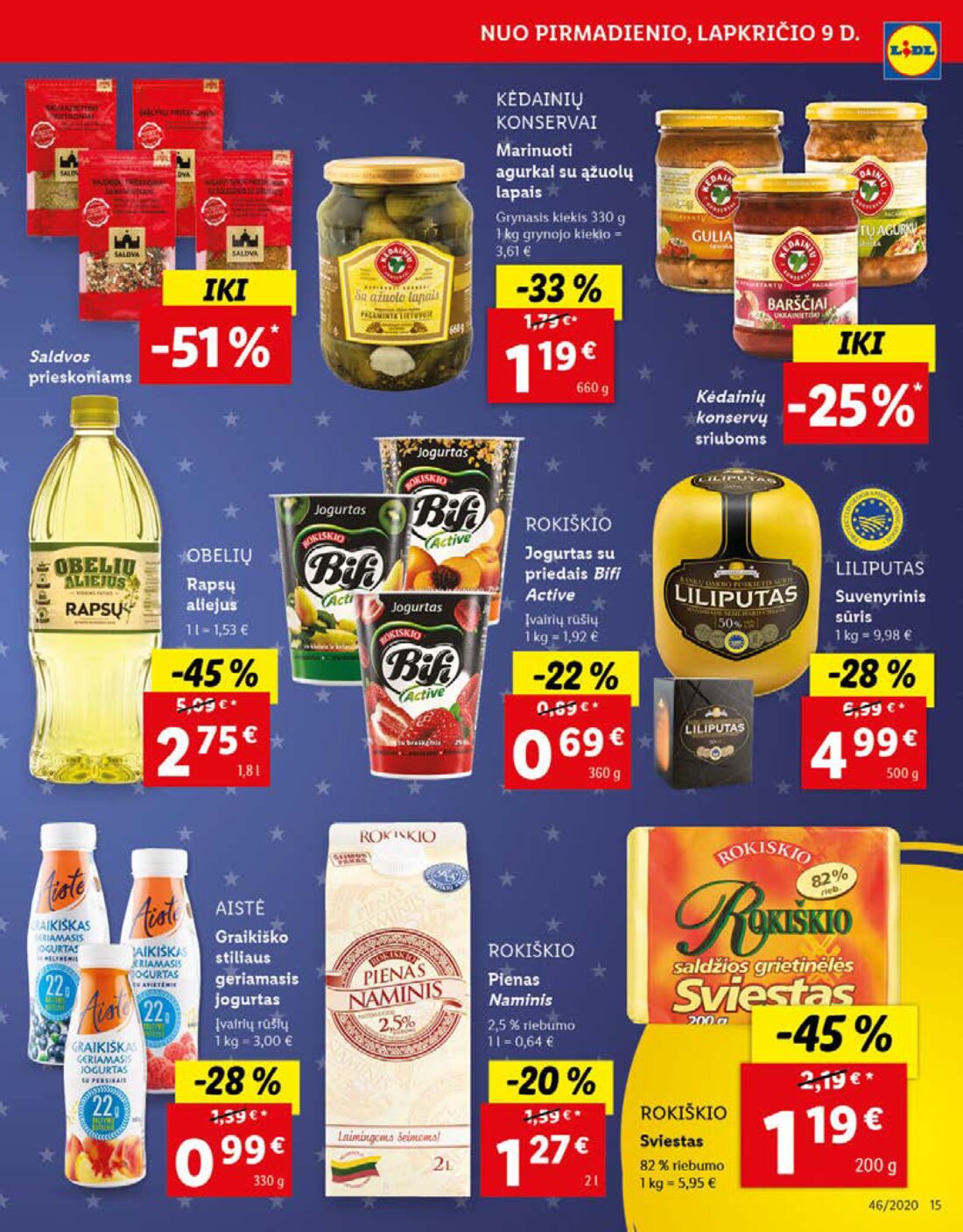 Lidl savaitinis leidinys akcijos nuo 
  2020-11-09 iki 
  2020-11-15 | Leidinukas.lt puslapis 15