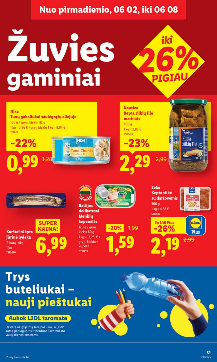 Lidl savaitinis leidinys akcijos nuo 
  2025-06-02 iki 
  2025-06-08 | Leidinukas.lt puslapis 37