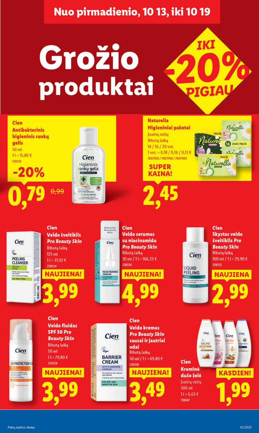 Lidl leidinys naujas akcijos nuo 
  2025-10-13 iki 
  2025-10-19 | Leidinukas.lt puslapis 45