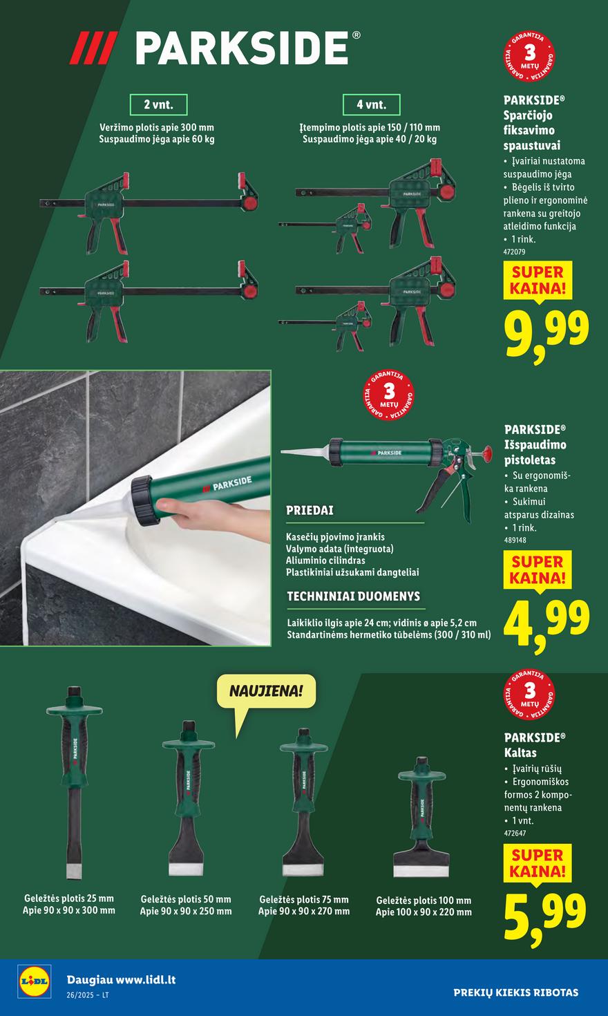 Lidl ne maisto leidinys akcijos nuo 
  2025-06-23 iki 
  2025-06-29 | Leidinukas.lt puslapis 10