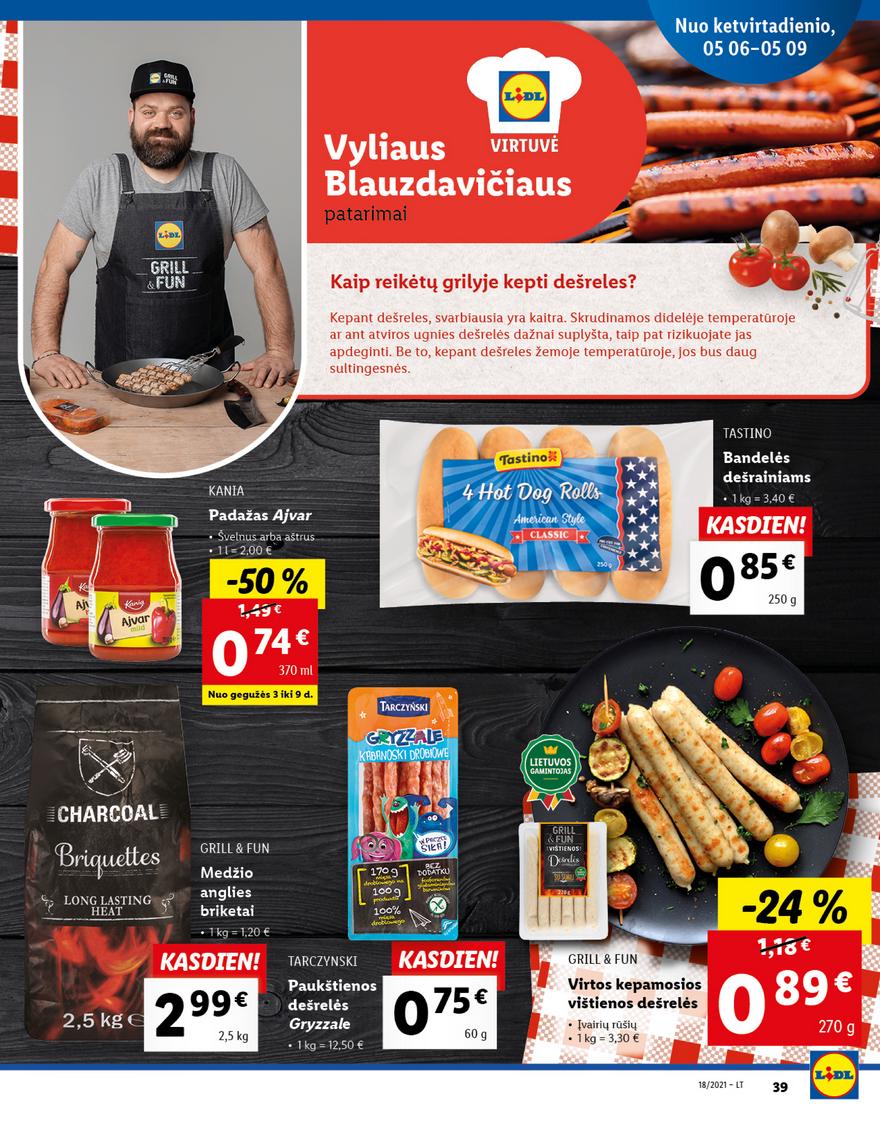 Lidl maisto prekių pasiūlymai akcijos nuo 
  2021-05-03 iki 
  2021-05-09 | Leidinukas.lt puslapis 39