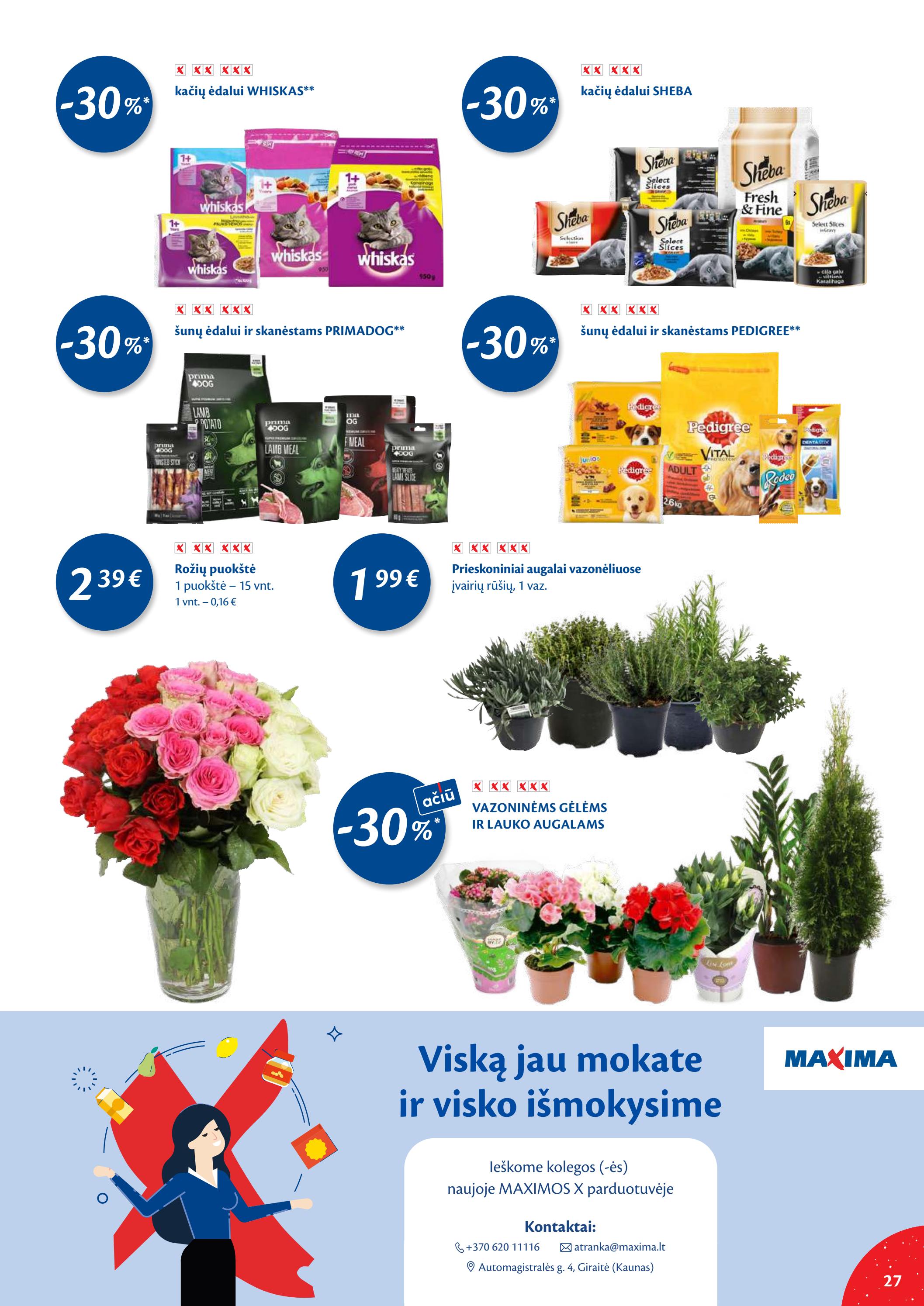 Maxima kaininis leidinys akcijos nuo 
  2022-12-27 iki 
  2023-01-02 | Leidinukas.lt puslapis 27