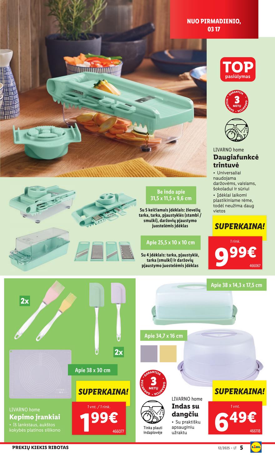 Lidl ne maisto leidinys akcijos nuo 
  2025-03-17 iki 
  2025-03-23 | Leidinukas.lt puslapis 5