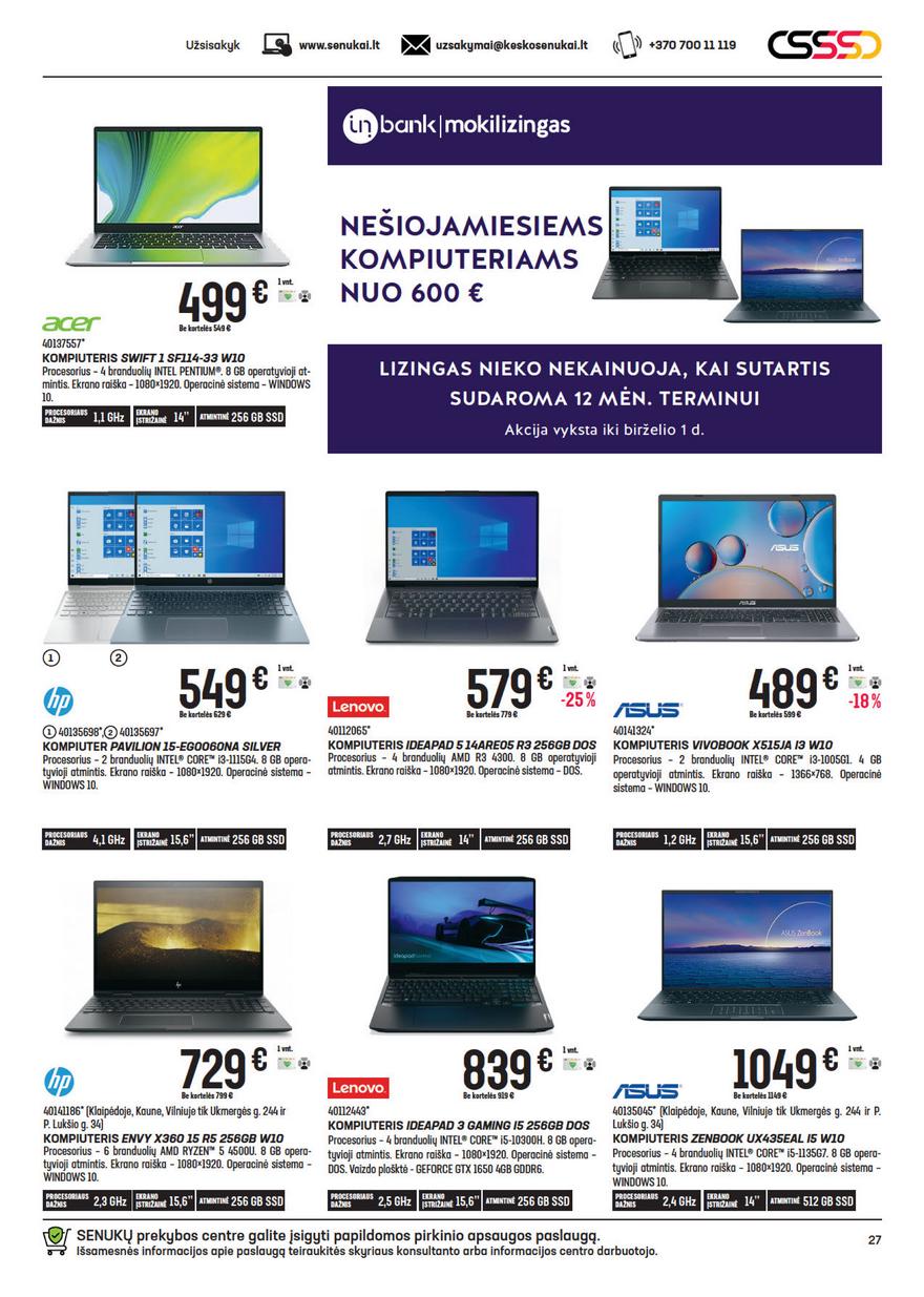 Senukai leidinys akcijos nuo 
  2021-04-28 iki 
  2021-06-01 | Leidinukas.lt puslapis 27