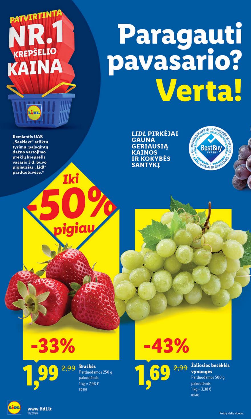 Lidl leidinys naujas akcijos nuo 
  2026-03-09 iki 
  2026-03-15 | Leidinukas.lt puslapis 36