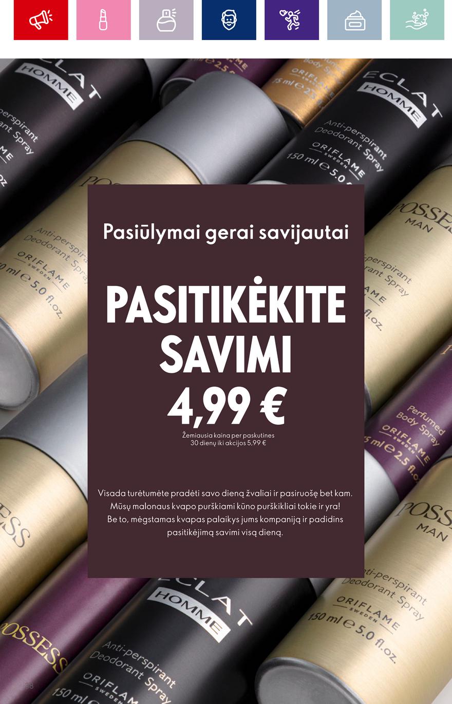Oriflame katalogas akcijos nuo 
  2023-08-23 iki 
  2023-09-12 | Leidinukas.lt puslapis 38