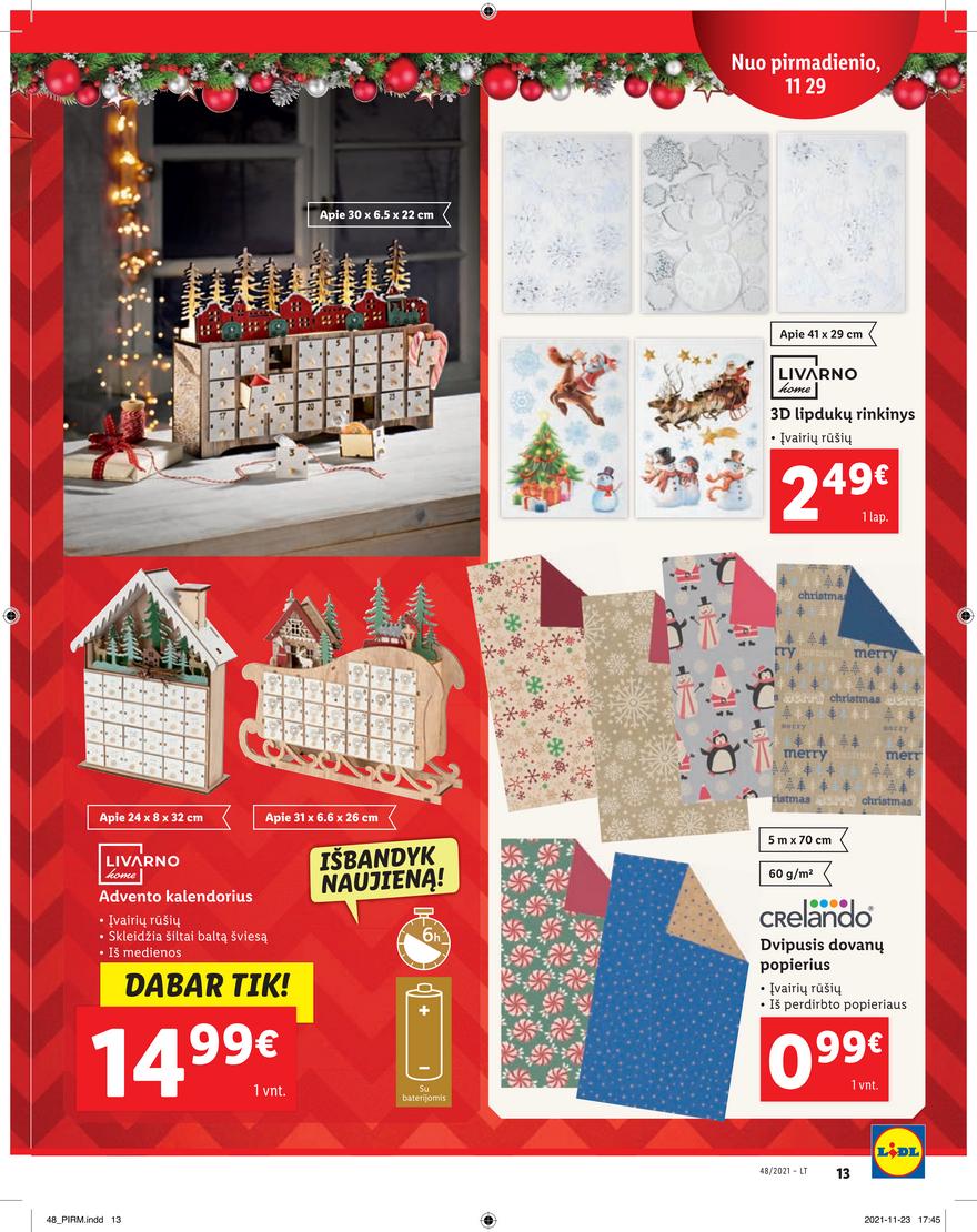 Ldil ne maisto leidinys akcijos nuo 
  2021-11-29 iki 
  2021-12-05 | Leidinukas.lt puslapis 13