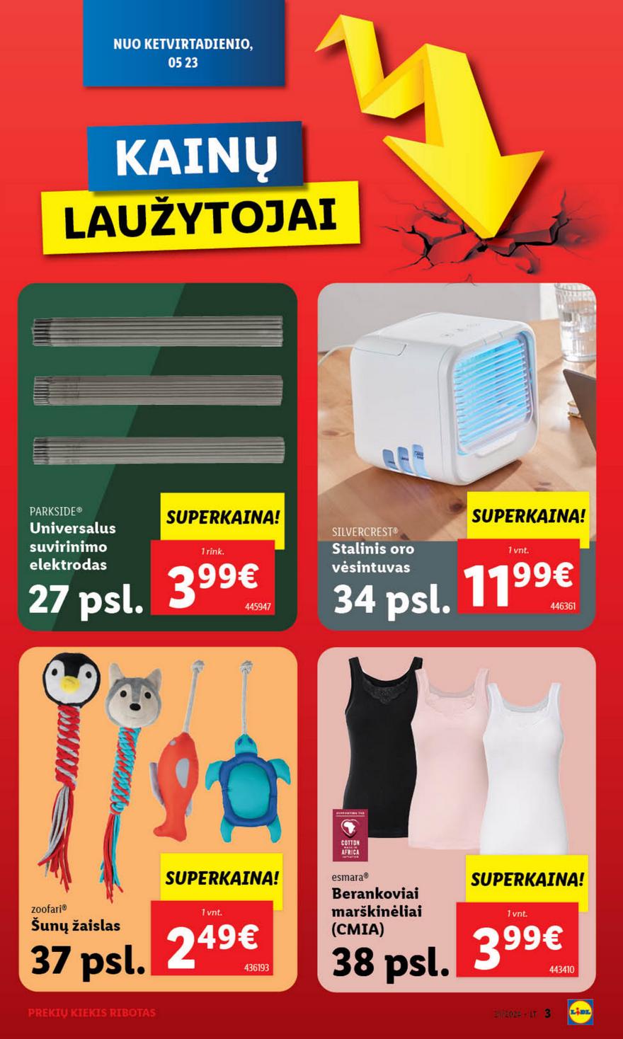 Lidl ne maisto leidinys akcijos nuo 
  2024-05-20 iki 
  2024-05-26 | Leidinukas.lt puslapis 3