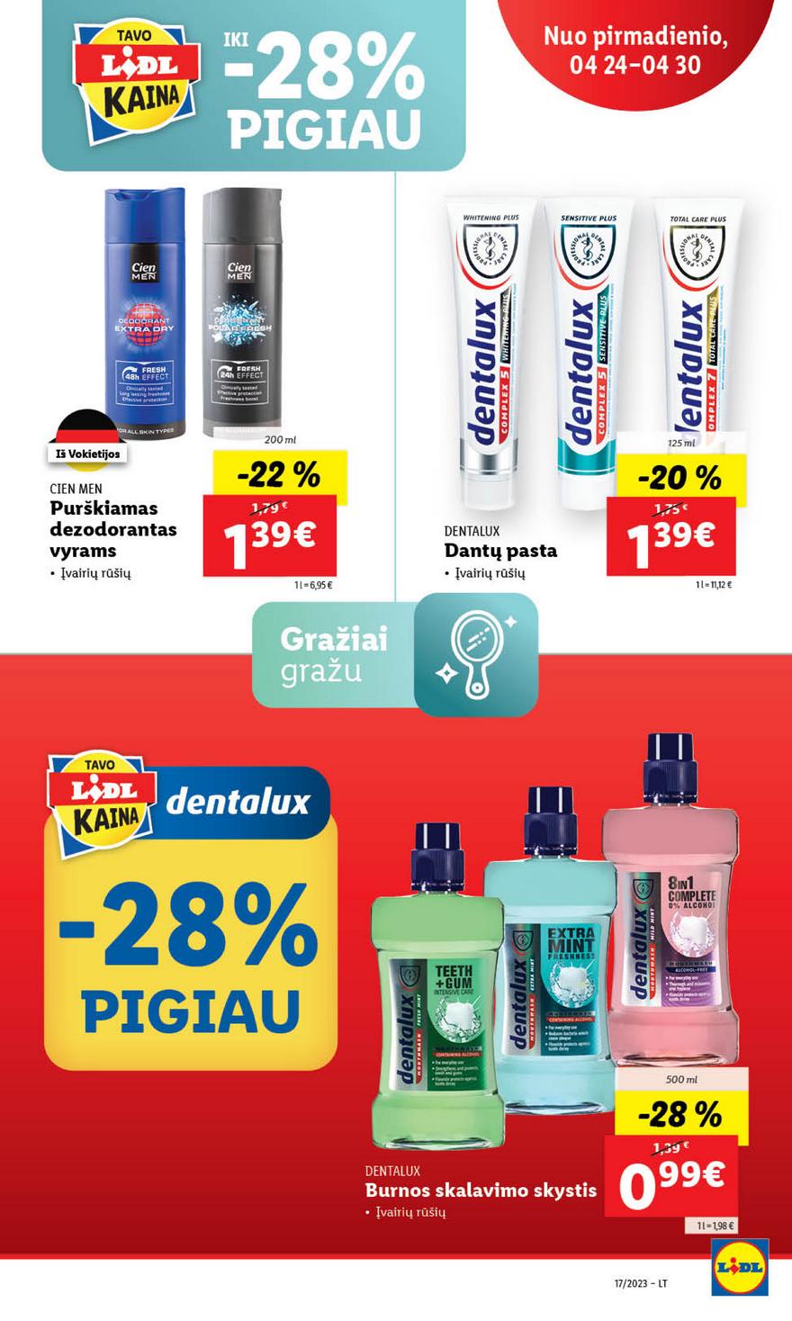 Lidl maisto prekių pasiūlymai akcijos nuo 
  2023-04-24 iki 
  2023-05-01 | Leidinukas.lt puslapis 73