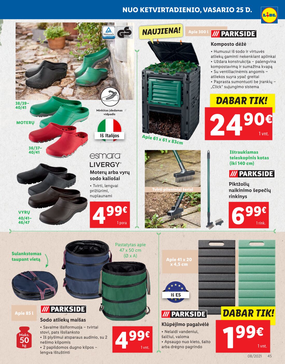 Lidl savaitinis leidinys akcijos nuo 
  2021-02-22 iki 
  2021-02-28 | Leidinukas.lt puslapis 45