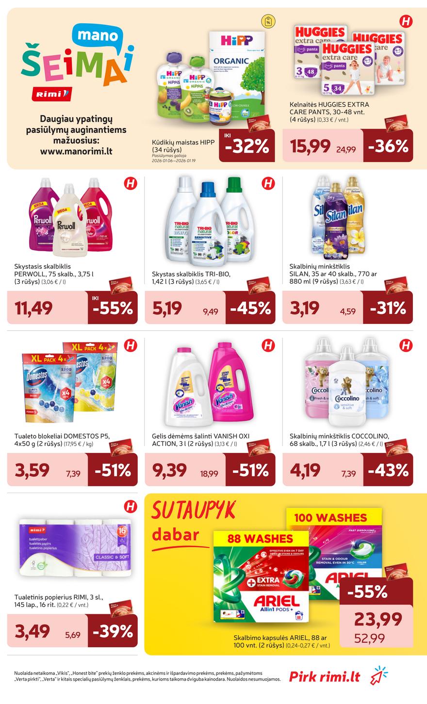 Rimi leidinys akcijos nuo 
  2026-01-13 iki 
  2026-01-19 | Leidinukas.lt puslapis 29