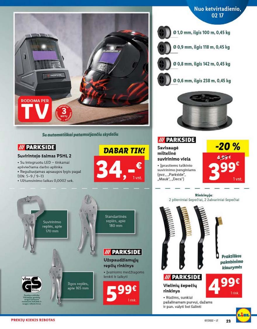 Ldil ne maisto leidinys akcijos nuo 
  2022-02-14 iki 
  2022-02-20 | Leidinukas.lt puslapis 23
