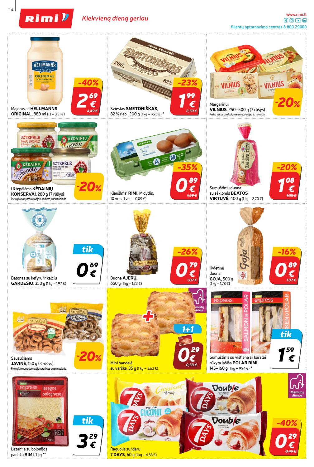 Rimi savaitinis leidinys akcijos nuo 
  2020-01-14 iki 
  2020-01-20 | Leidinukas.lt puslapis 14
