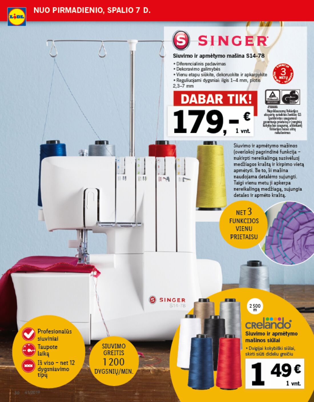 Lidl savaitinis leidinys akcijos nuo 
  2019-10-07 iki 
  2019-10-13 | Leidinukas.lt puslapis 30