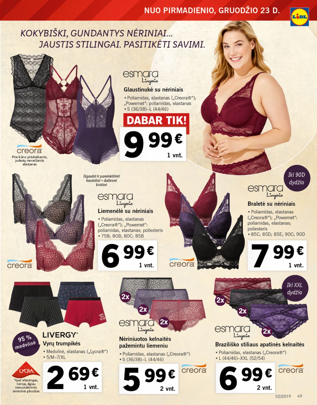 Lidl savaitinis leidinys akcijos nuo 
  2019-12-16 iki 
  2019-12-24 | Leidinukas.lt puslapis 49