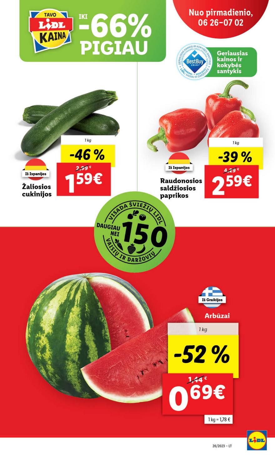 Lidl maisto prekių pasiūlymai akcijos nuo 
  2023-06-26 iki 
  2023-07-02 | Leidinukas.lt puslapis 8
