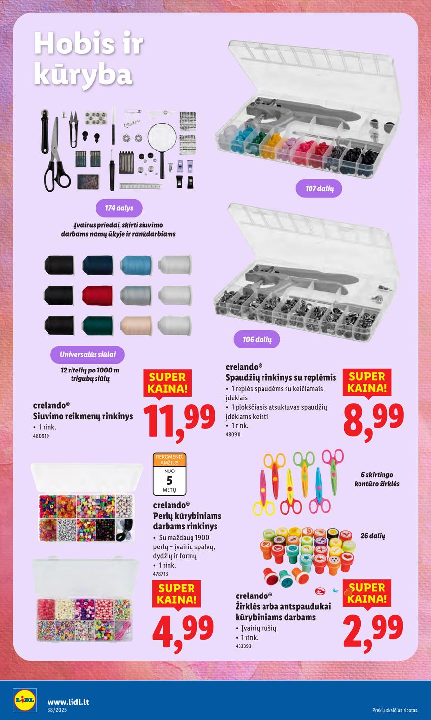 Lidl leidinys akcijos nuo 
  2025-09-15 iki 
  2025-09-21 | Leidinukas.lt puslapis 16