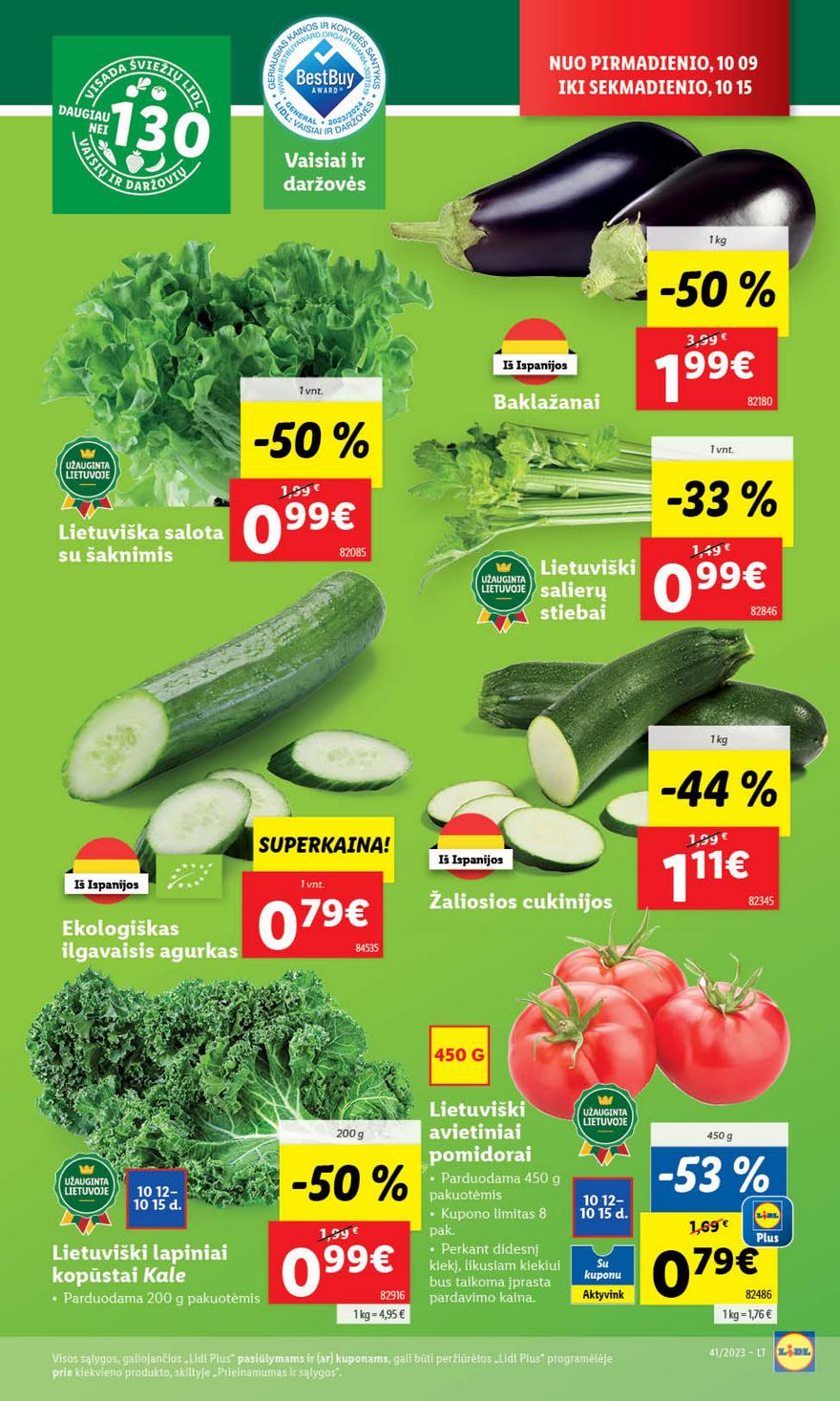 Lidl pasiūlymai akcijos nuo 
  2023-10-09 iki 
  2023-10-15 | Leidinukas.lt puslapis 15