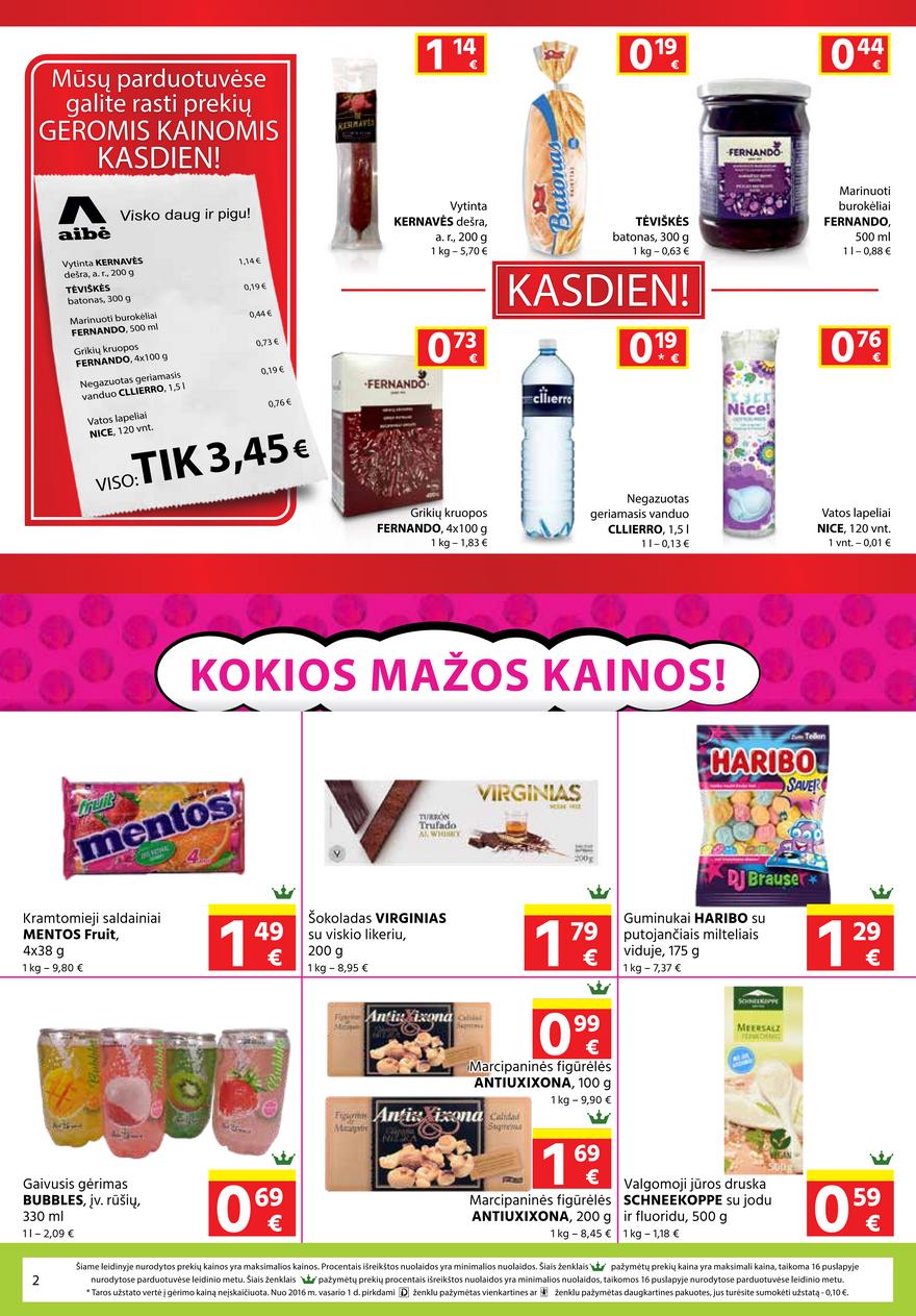 Aibė pasiūlymai akcijos nuo 
  2021-05-06 iki 
  2021-05-18 | Leidinukas.lt puslapis 2