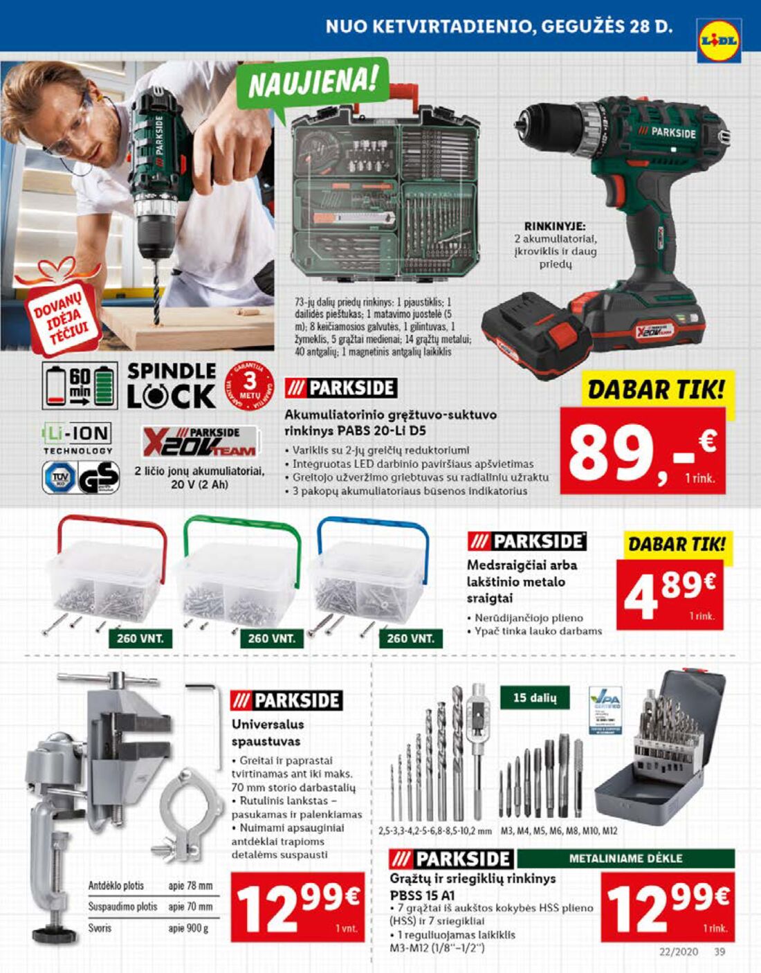 Lidl savaitinis leidinys akcijos nuo 
  2020-05-25 iki 
  2020-05-31 | Leidinukas.lt puslapis 39