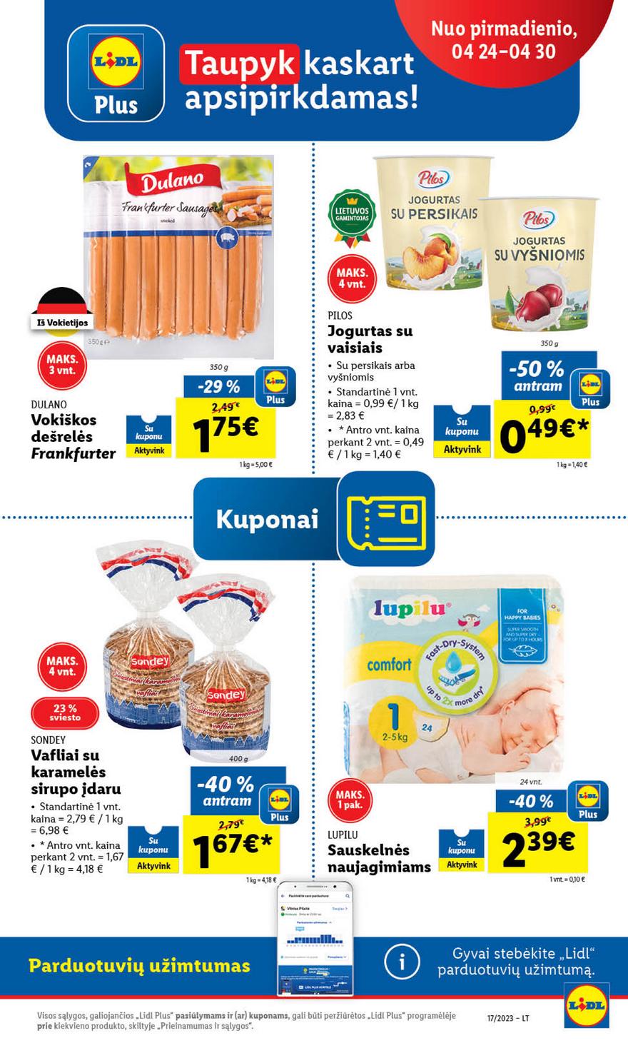 Lidl maisto prekių pasiūlymai akcijos nuo 
  2023-04-24 iki 
  2023-05-01 | Leidinukas.lt puslapis 19