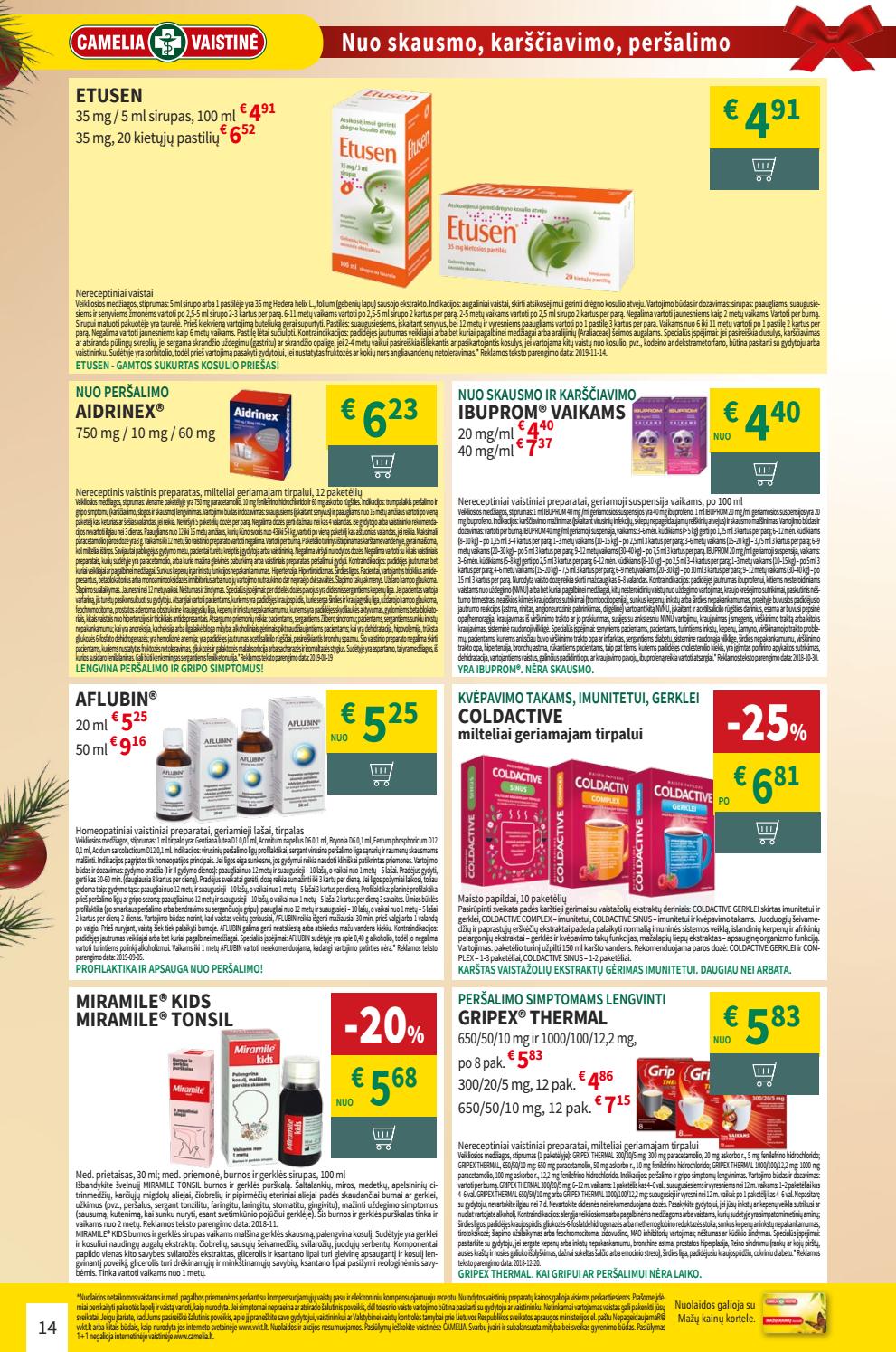 Camelia leidinys akcijos nuo 
  2019-12-01 iki 
  2019-12-31 | Leidinukas.lt puslapis 14