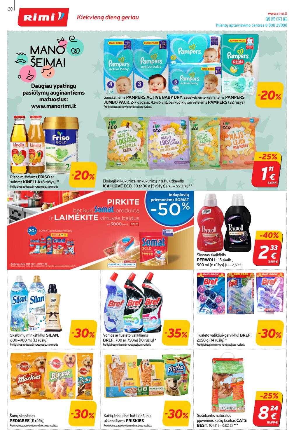 Rimi savaitinis leidinys akcijos nuo 
  2020-10-20 iki 
  2020-10-26 | Leidinukas.lt puslapis 20