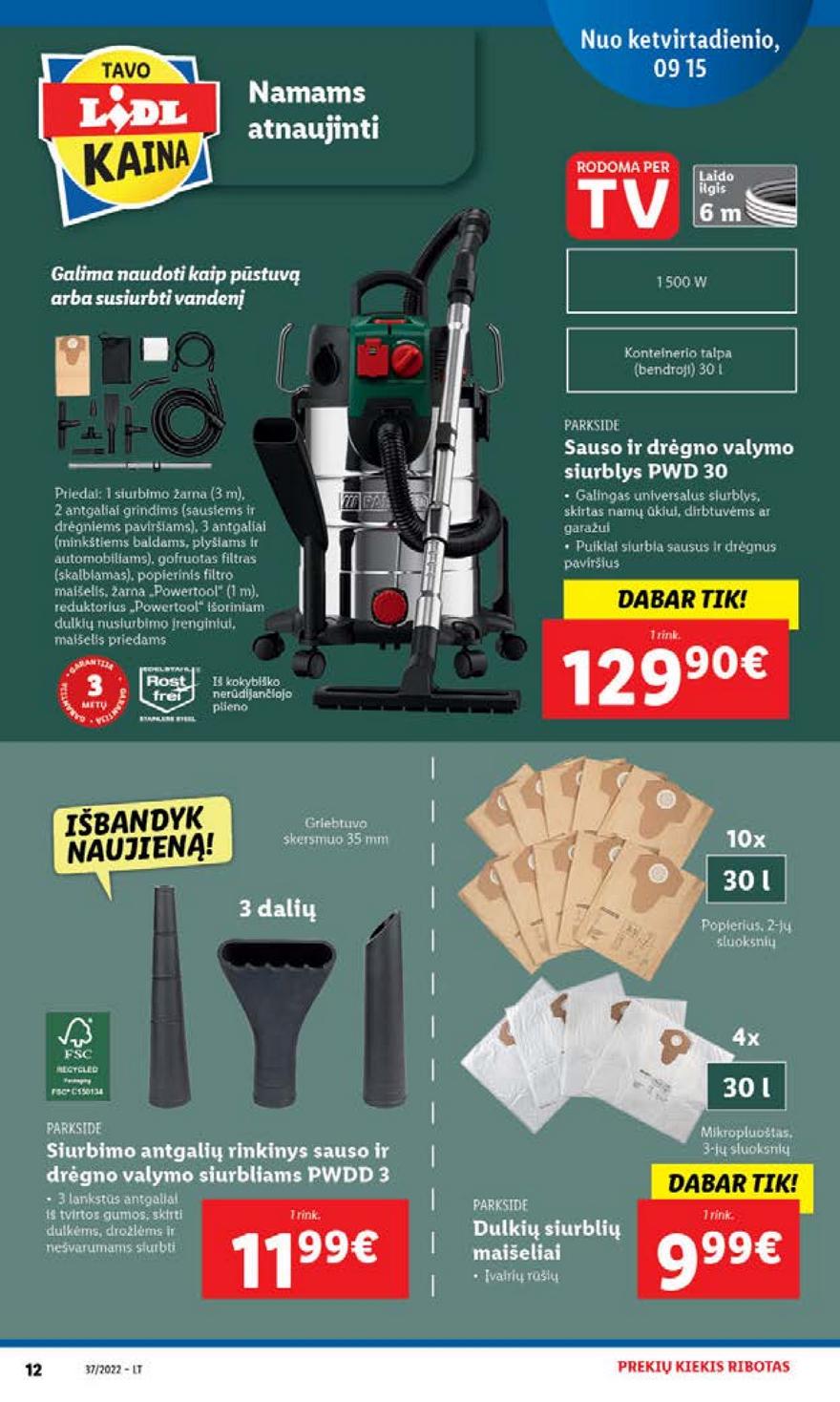 Ldil ne maisto prekių pasiūlymai akcijos nuo 
  2022-09-12 iki 
  2022-09-18 | Leidinukas.lt puslapis 12