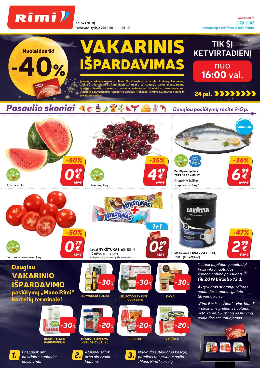 Rimi savaitinis leidinys akcijos nuo 
  2019-06-11 iki 
  2019-06-17 | Leidinukas.lt puslapis 1