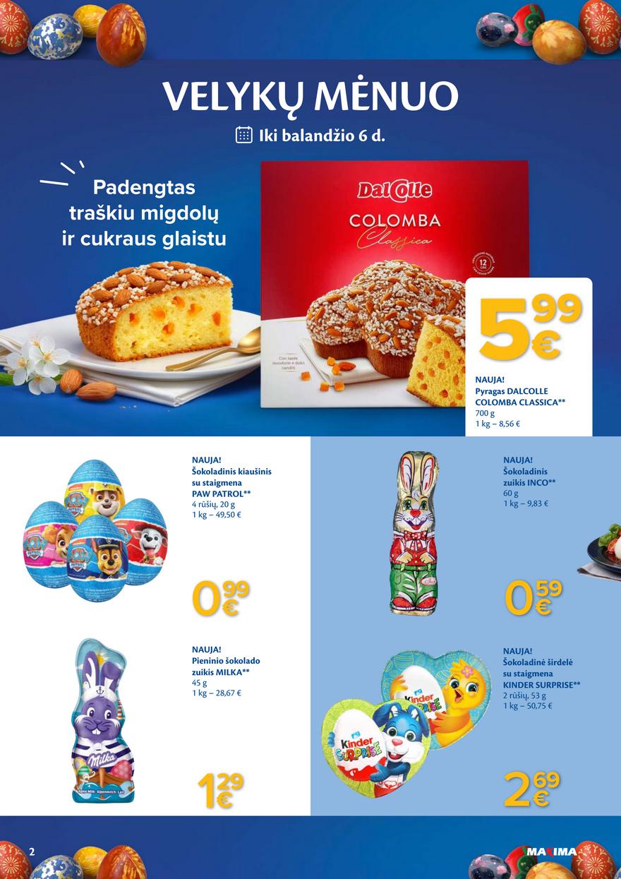 Maxima leidinukas akcijos nuo 
  2026-03-17 iki 
  2026-03-23 | Leidinukas.lt puslapis 2