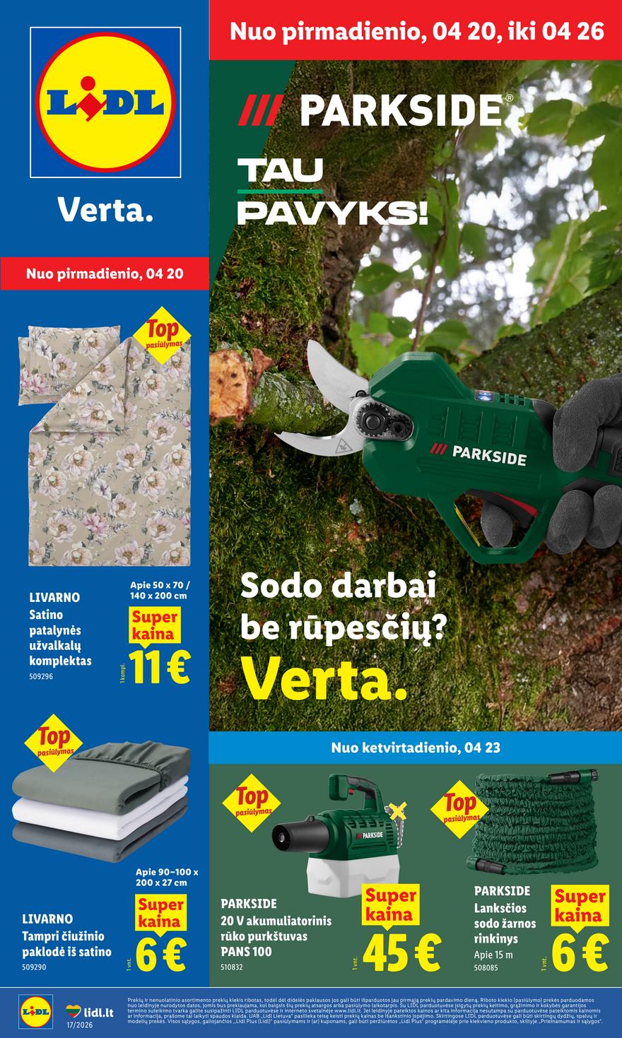 Lidl leidinys akcijos nuo 
  2026-04-20 iki 
  2026-04-26 | Leidinukas.lt puslapis 1