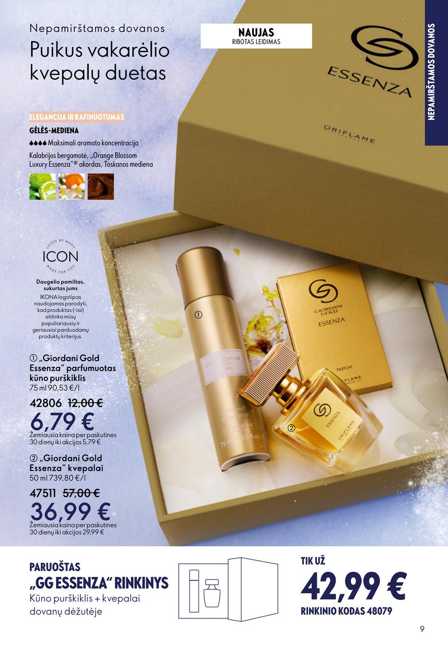 Oriflame katalogas akcijos nuo 
  2025-12-10 iki 
  2025-12-30 | Leidinukas.lt puslapis 9