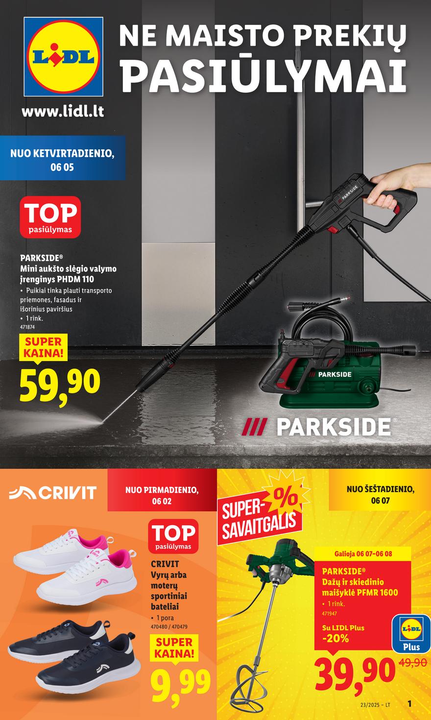 Lidl ne maisto leidinys akcijos nuo 
  2025-06-02 iki 
  2025-06-08 | Leidinukas.lt puslapis 1