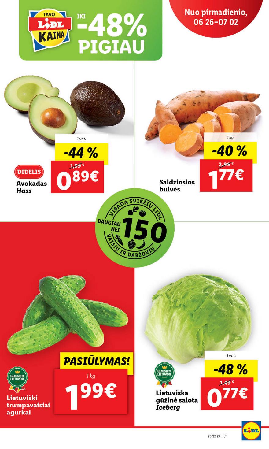 Lidl maisto prekių pasiūlymai akcijos nuo 
  2023-06-26 iki 
  2023-07-02 | Leidinukas.lt puslapis 9